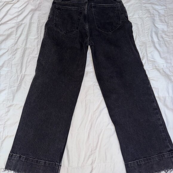 Abercrombie wide leg cop jeans size 27 - Picture 3 of 3